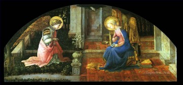  Filipp Pintura - La Anunciación Christian Filippino Lippi